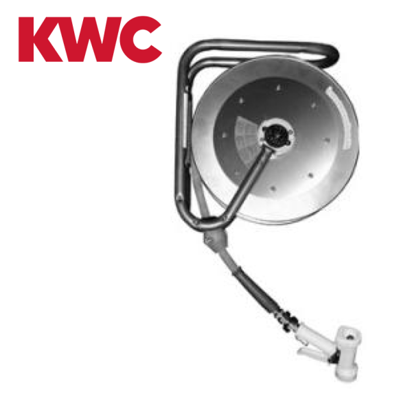 KWC Gastro 49800193 Auszieh-Schlauchbrause mit Schlauchaufroller 10 Meter